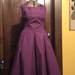 Purple plus size Unique Vintage Dress